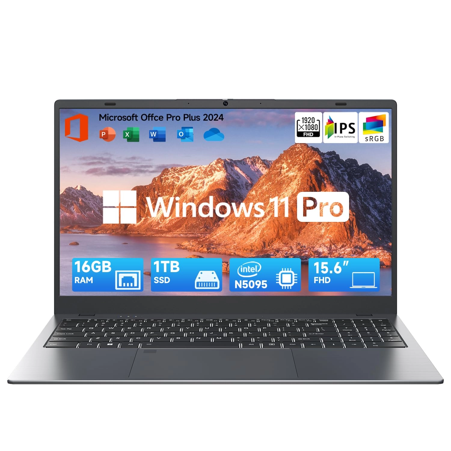 BLUEING AC15 - 15.6'' N5095 16GB DDR4 1TB SSD