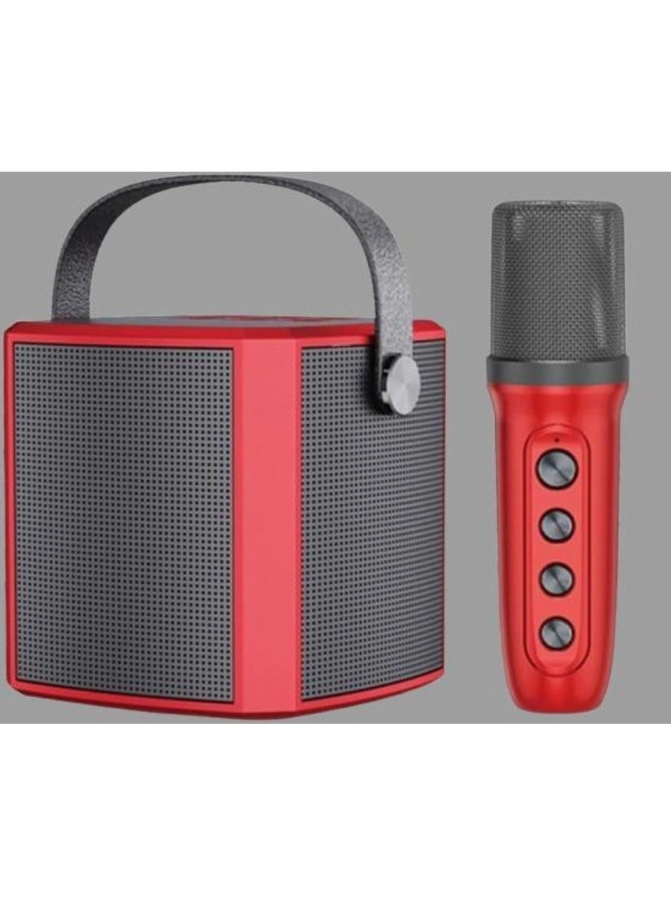 Portable Bluetooth Karaoke Speaker - Rechargeable wireless microphone Type-C charging TF Card support