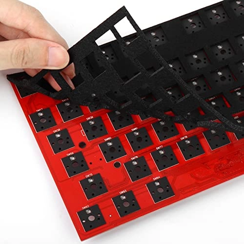 PCB Foam - 1pc + Switch Pads - 120pcs + Plastic Prying Bar - 1pc + Tweezers - 1pc