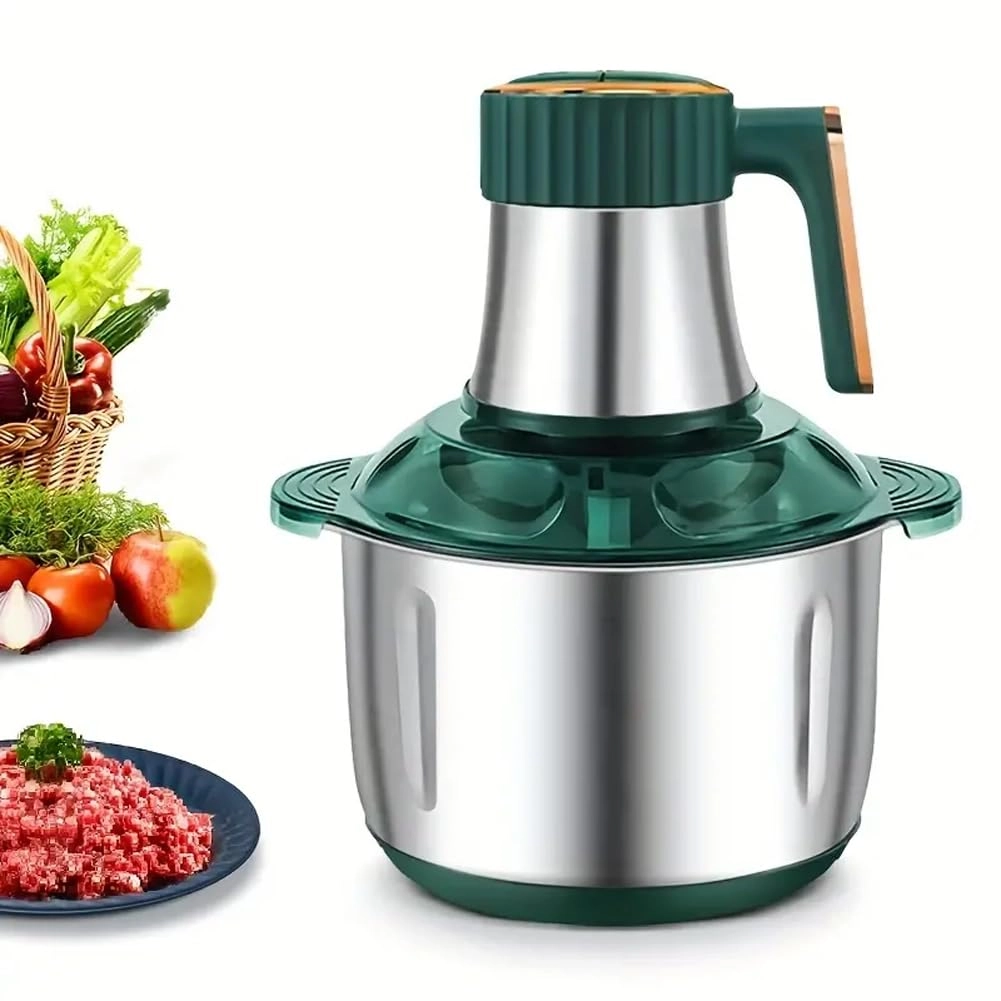 HomeFast electric food chopper - 2L 500W Green