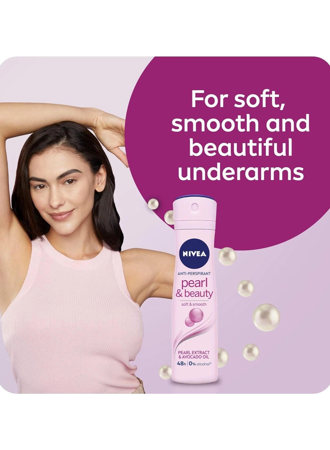 Pearl And Beauty Antiperspirant - 150ml Pack of 6