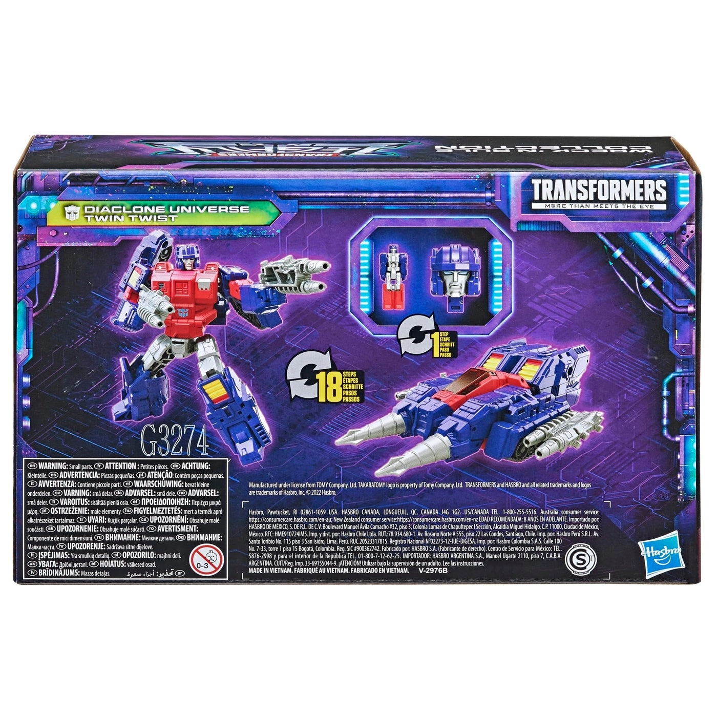 Generations Legacy Wreck ‘N Rule Collection Diaclone Universe Twin Twist - 18 steps