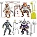 Splinter + Rahzar + Foot Soldier + Super Shredder - Teenage Mutant Ninja Turtles - 4 pcs