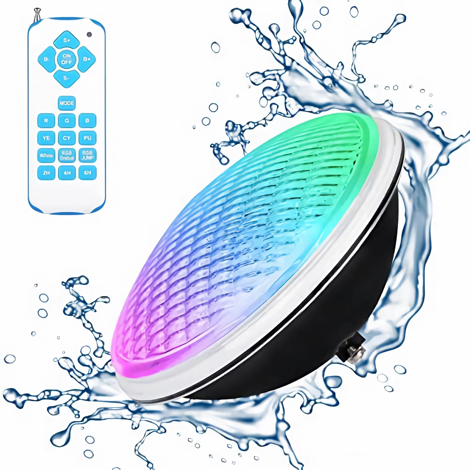 KOLLNIUN Par56 Pool Lighting - 42W RGB 12V AC/DC