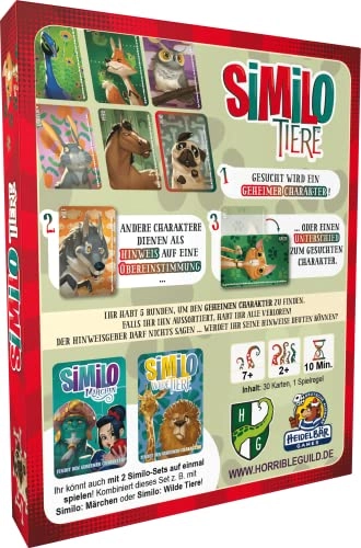 Similo: Wild Animals - Card Game (German)