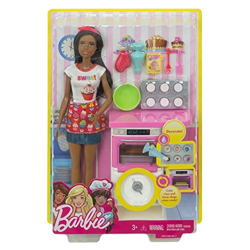 Barbie Bakery Chef Doll and Playset - Brunette