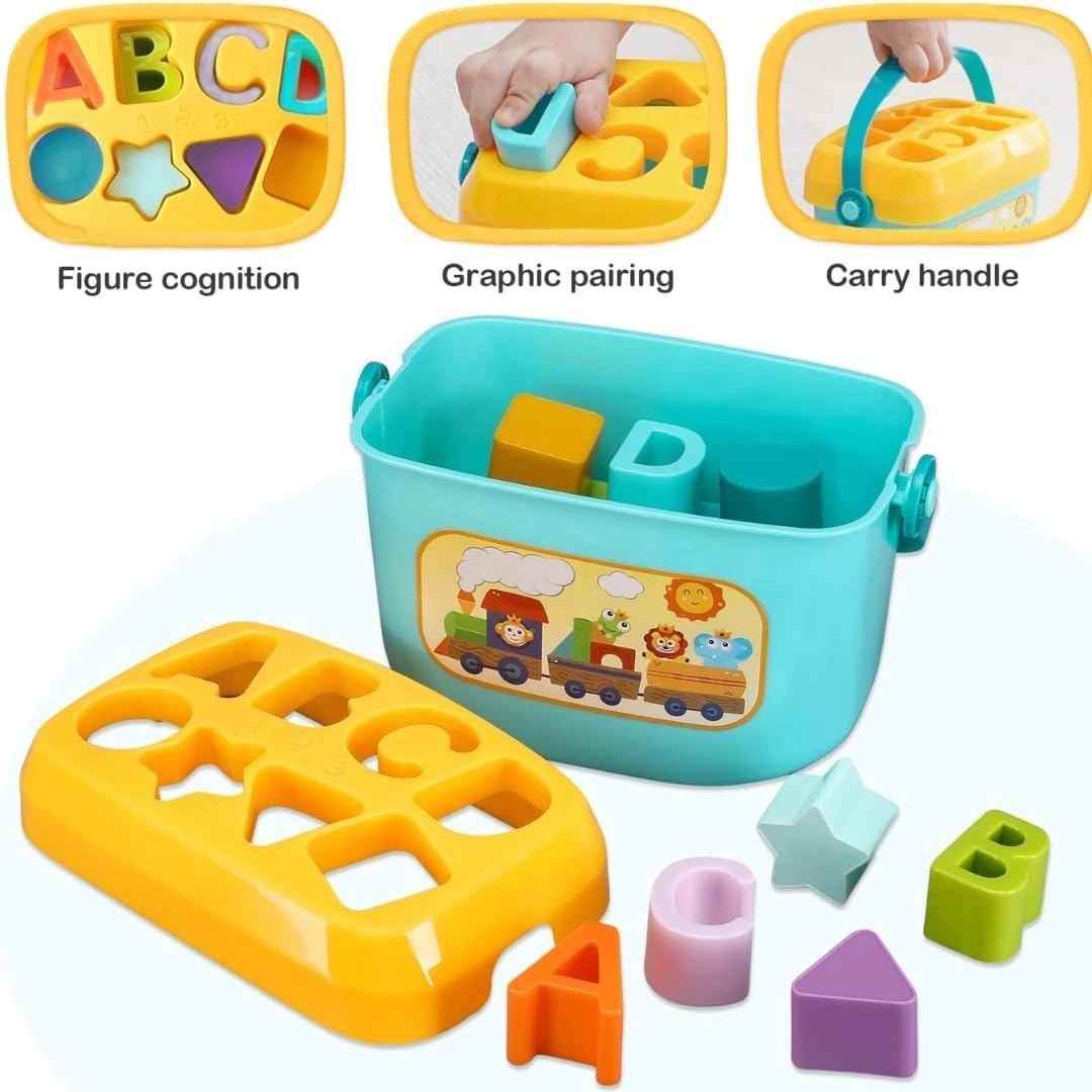 Shape Sorting - Building Blocks 16 pcs