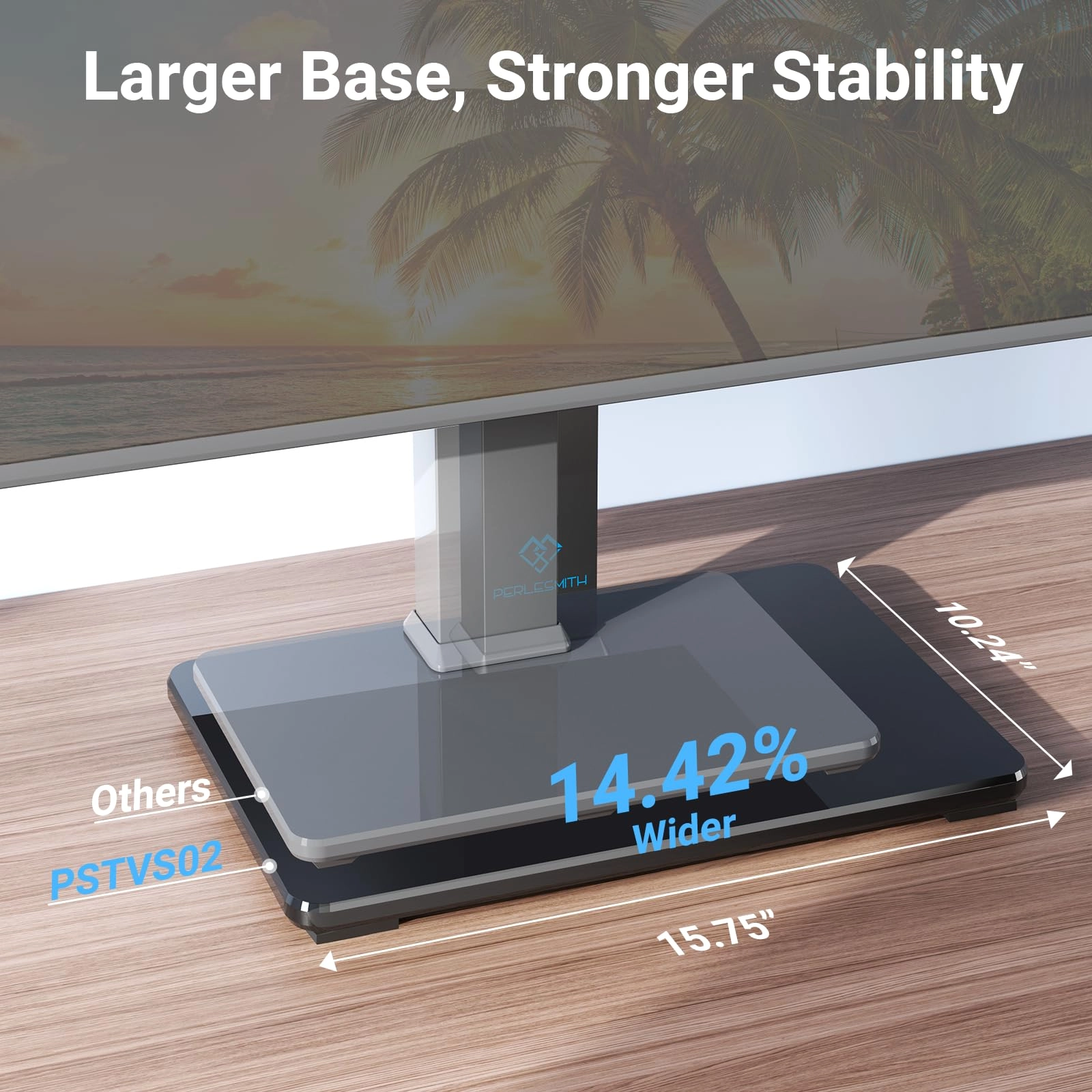 Table Top TV Stand - 22"-65" 110 pounds
