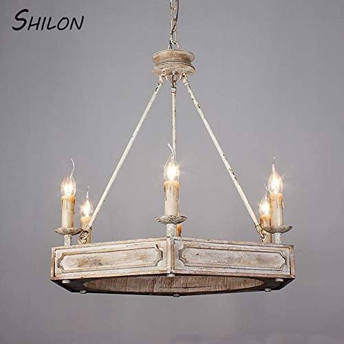 E14 American Style Vintage Chandelier - 100cm