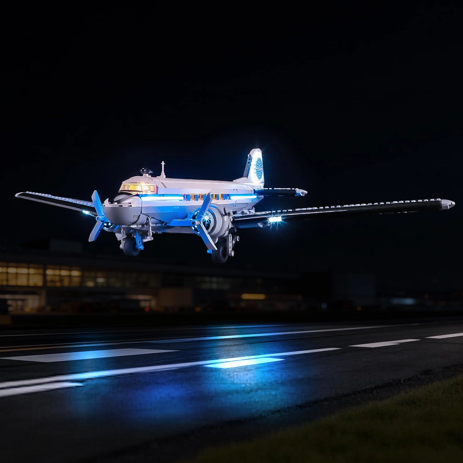 BRIKSMAX Light Kit Compatible with Lego Icons Douglas DC-3 Airliner (11378) - 2.0 Original LED