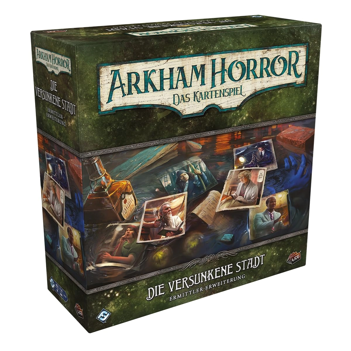 Arkham Horror The Card Game: The Drowned City Investigator Expansion - 6 New Investigators Cooperative LCG