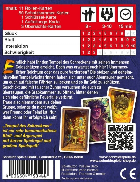 Temple of Terror - Card Game (German)