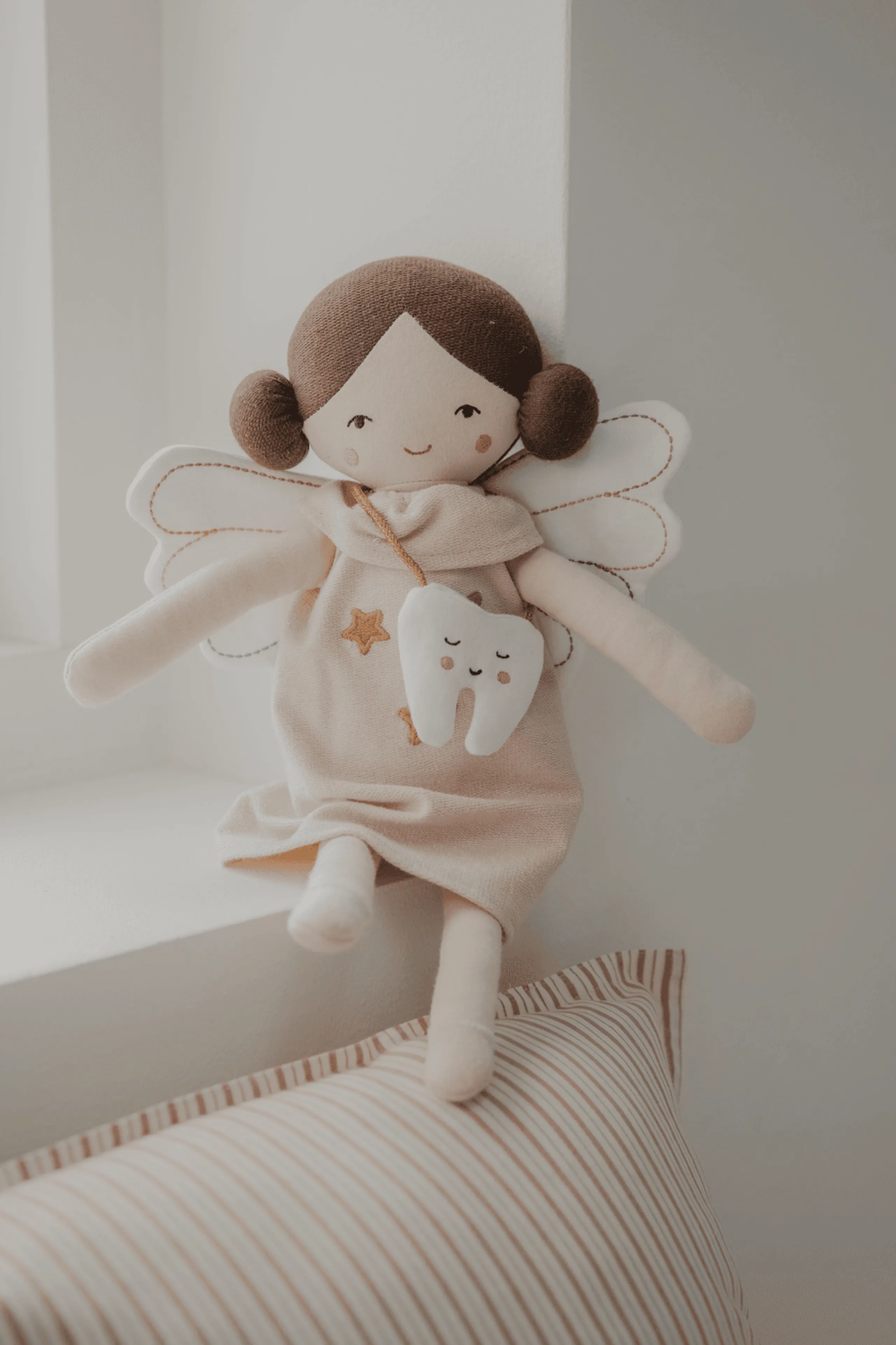 Tooth Fairy Organic Doll - 40 cm 76% organic cotton Ages 0+