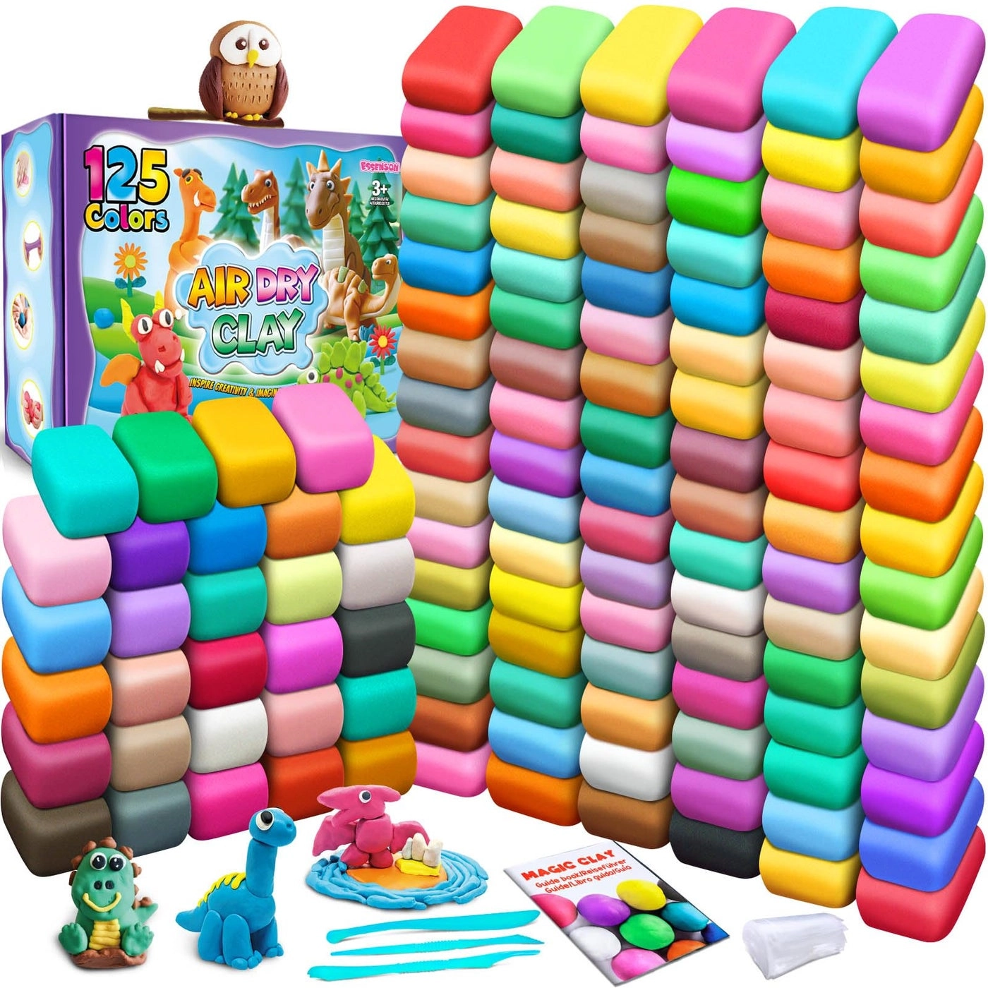 Air Dry Clay - Modeling for Kids DIY Molding Magic