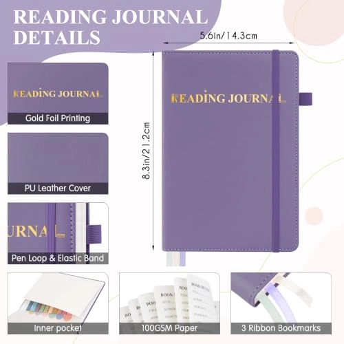 Reading Journal - PU Leather 5.6" x 8.3"
