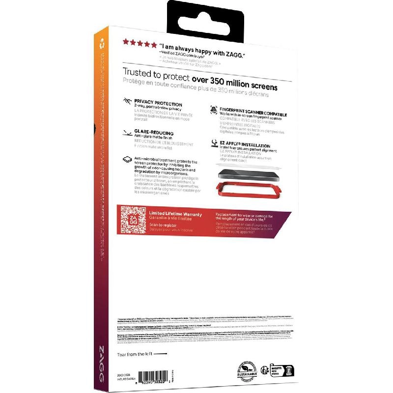 Invisible Shield Flex - Privacy Matte Samsung Galaxy S24 Ultra