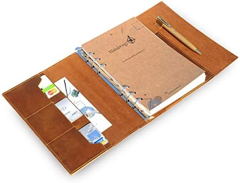 Leather Journal - Refillable A5 6 Ring