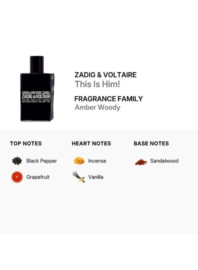This Is Him Eau de Toilette 100 ml