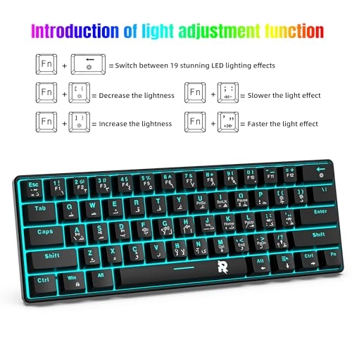 60% Wired Gaming Keyboard