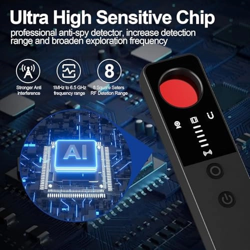 Hidden Spy Camera Detector - Portable RF/Wireless Signal Scanner