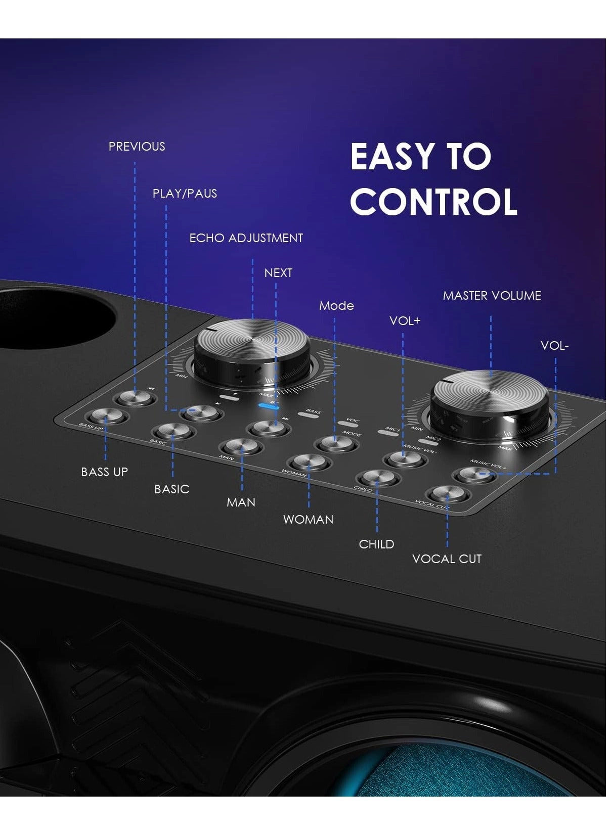 M25 - Wireless Bluetooth Karaoke System