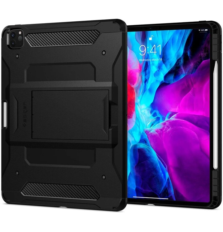 Spigen Kickstand Case with Pencil Holder for iPad Pro 12.9-inch (2020)