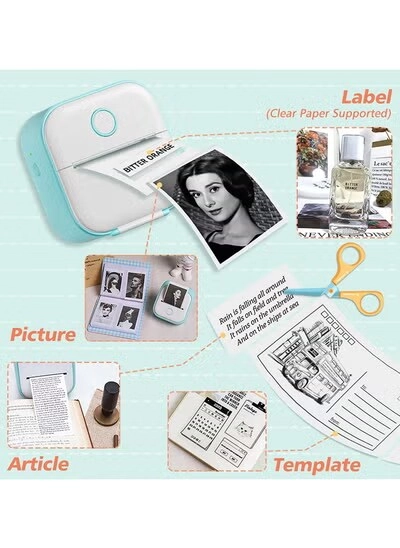 Mini Printer T02 - Inkless thermal printing 57mm
