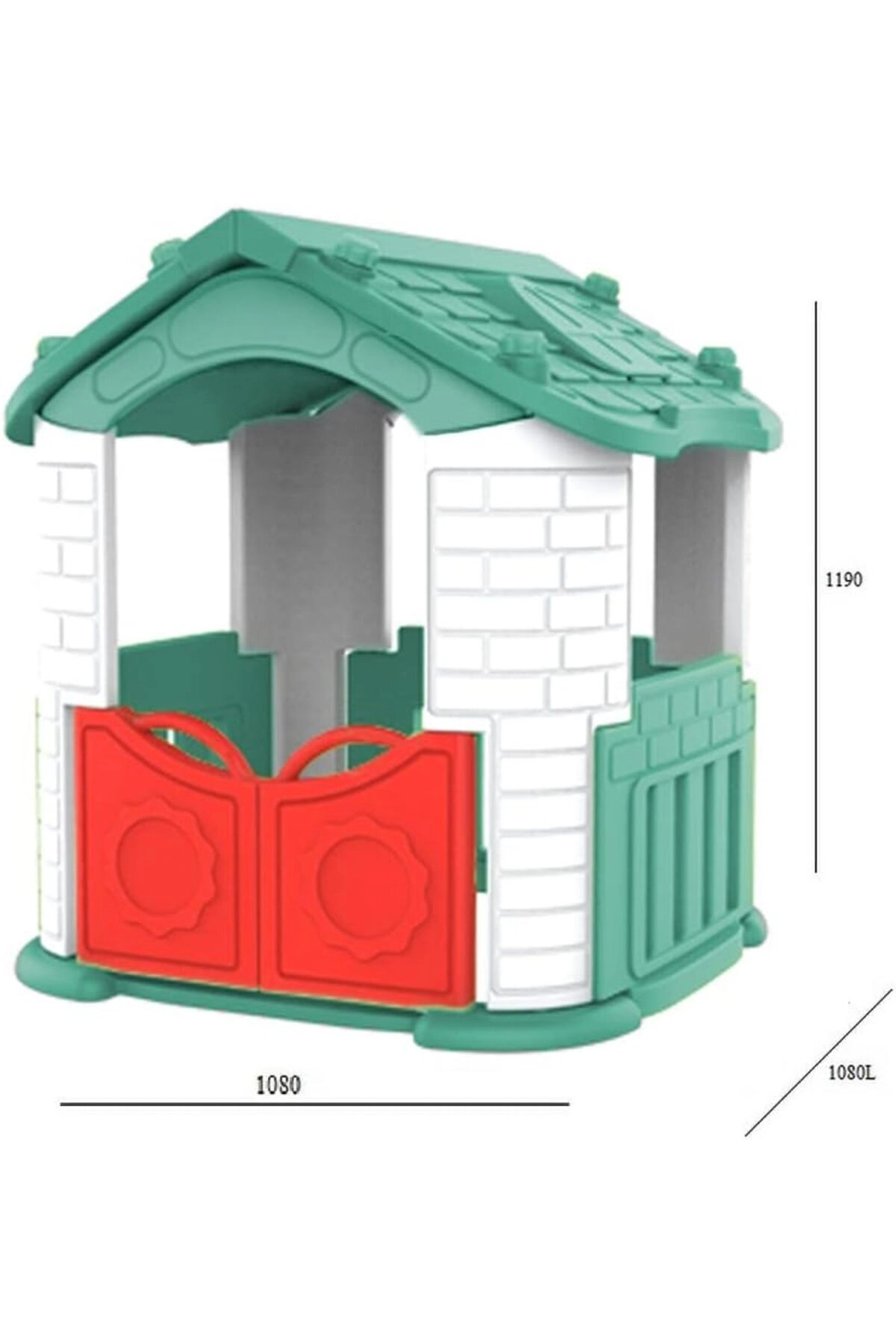 CHD-800 - Standard Play House Green 108cm x 108cm x 119cm