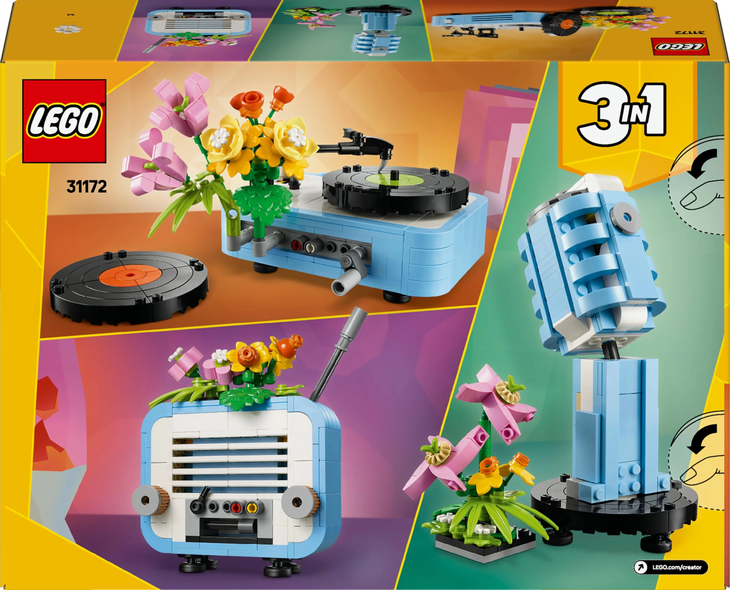 LEGO Creator Record Player (31172) - 3in1