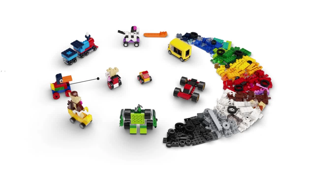 Classic Bricks and Wheels (11014) - Multi-colour