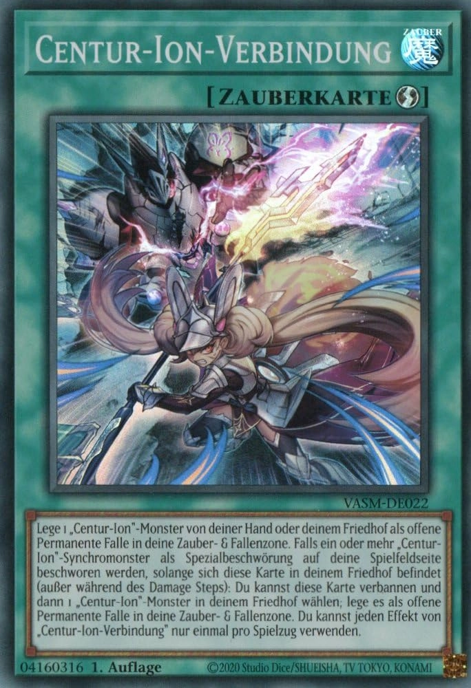 MZTCG Yugioh Centur-Ion Connection VASM-DE022 - German