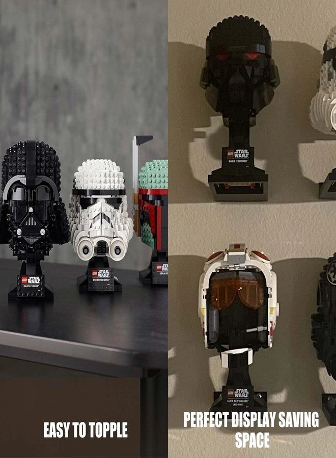 Wall Mount Display Stand - Plastic Lego Star Wars 4 pcs