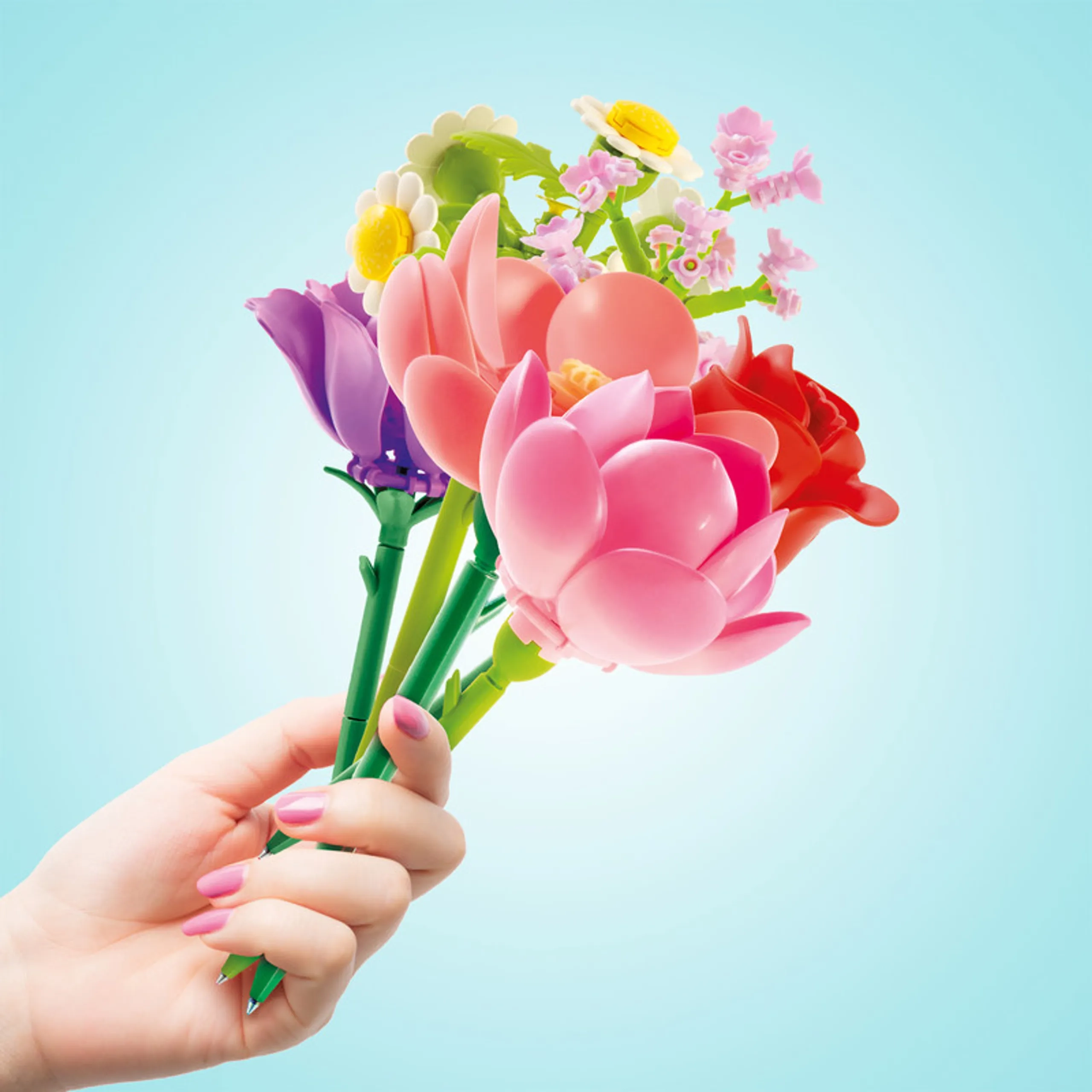 Flower Brick Pen - 1 pcs