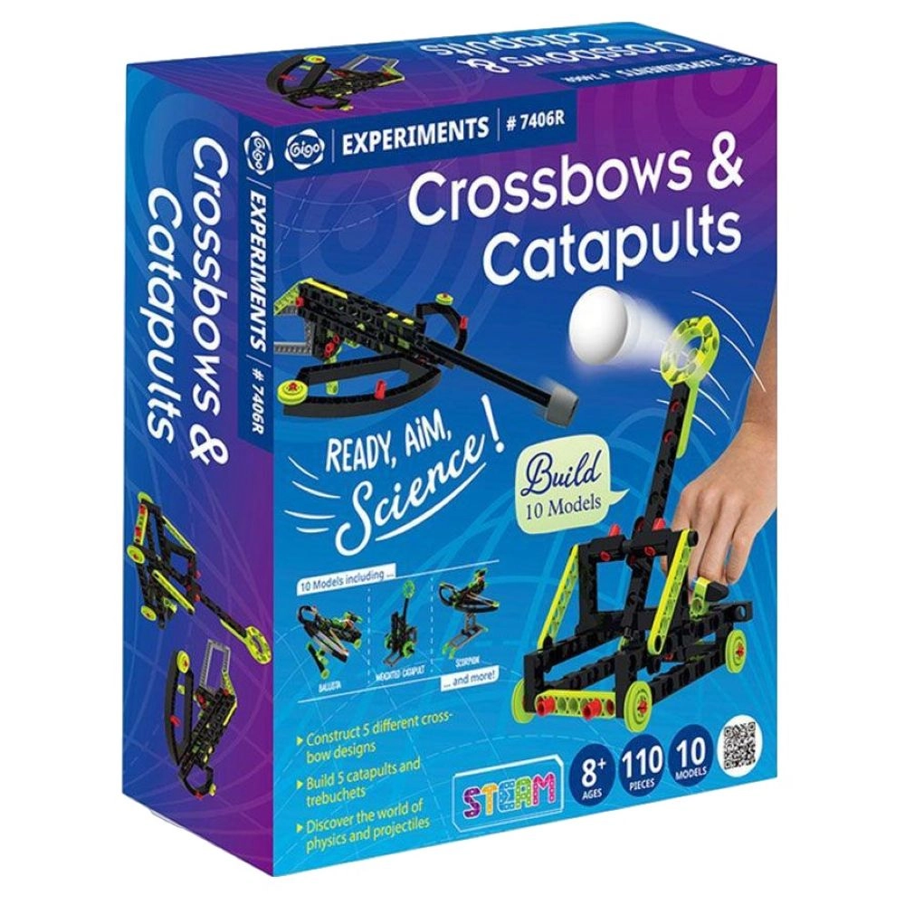 Gigo Cross & Catapults Experiment Set Physics - 8 years+