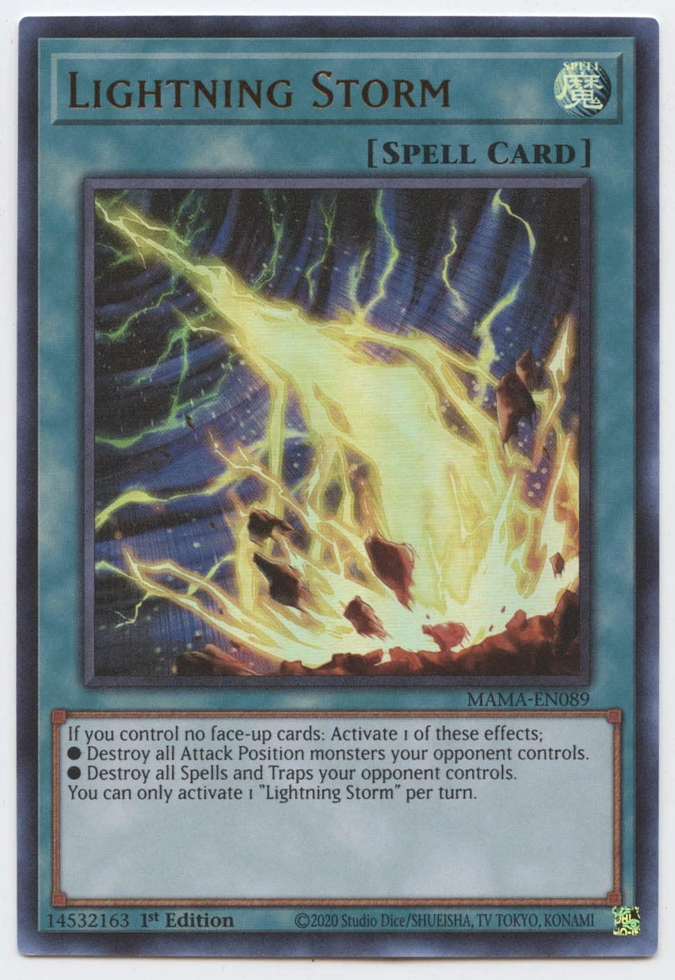 Yu-Gi-Oh! Lightning Storm MAMA-EN089 - 1st Edition