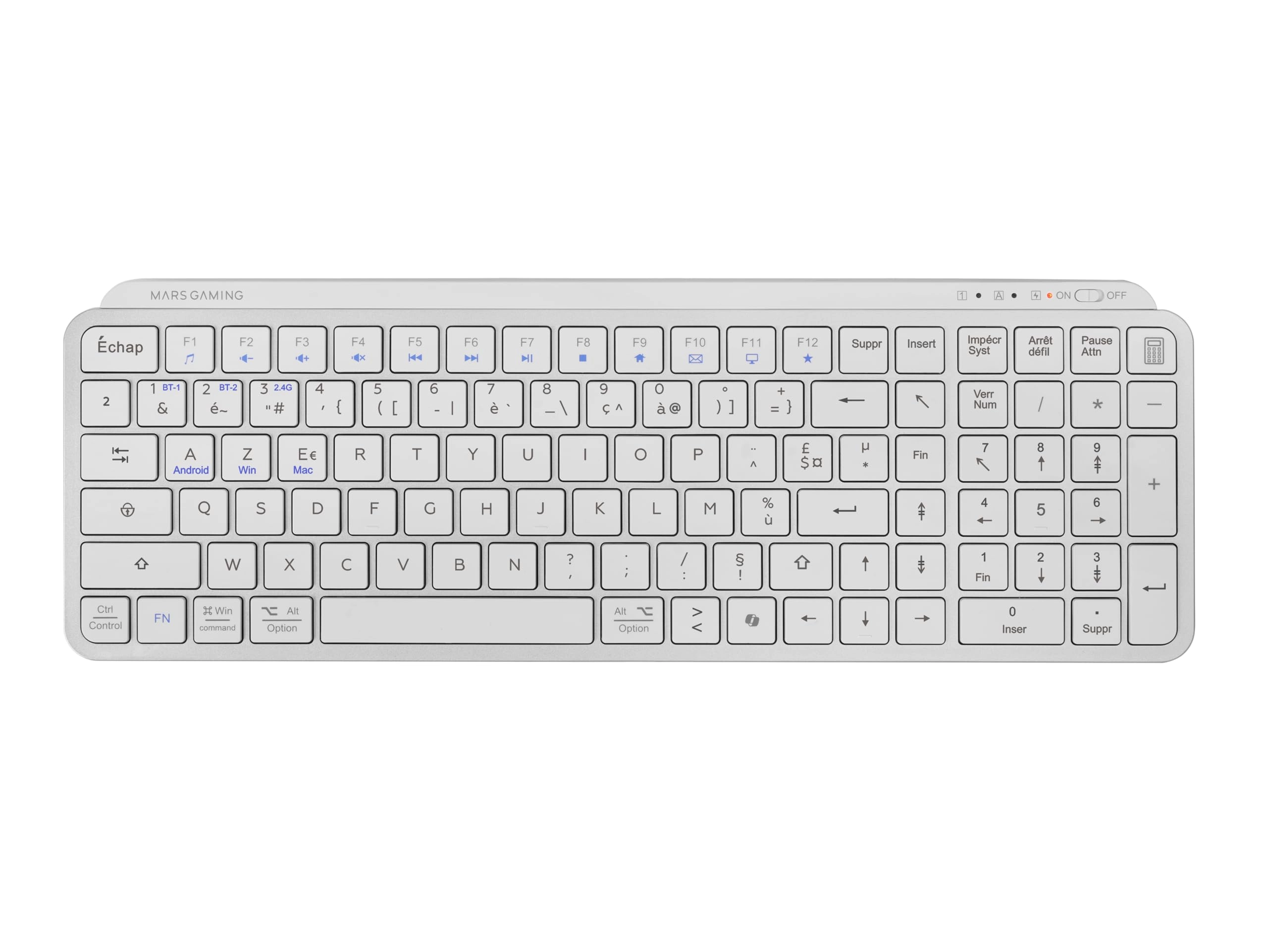 Mars Gaming MK-SILENKEYS - FR Wireless