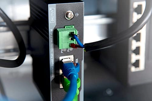 DN-651112 - 48 ~ 55 volts 60 watts Two RJ45 sockets IEEE802.3at 1 Gbit/s