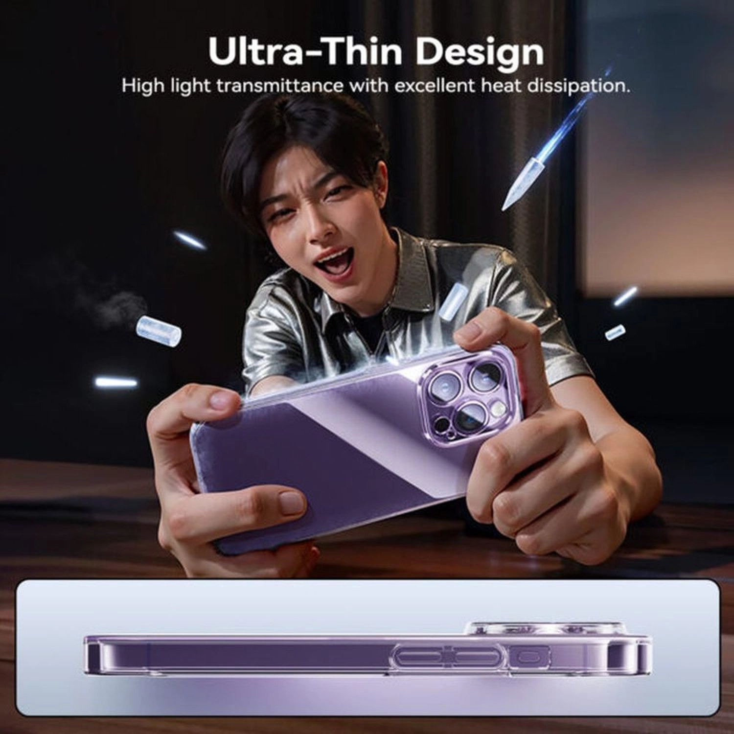 Lucent Series Clear Case for iPhone 15