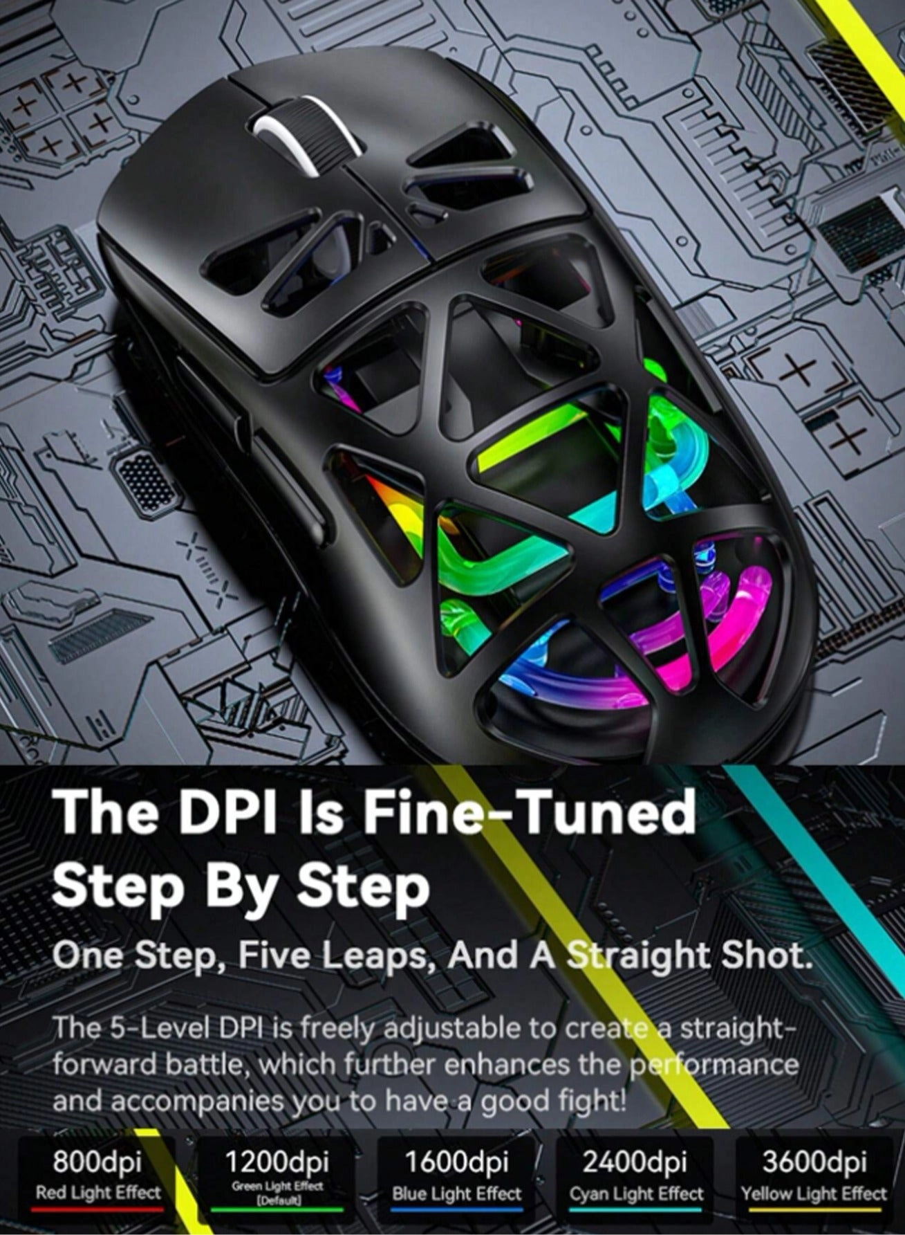 FREEDOM-WOLF X8 Gaming Mechanical Mouse - Wireless