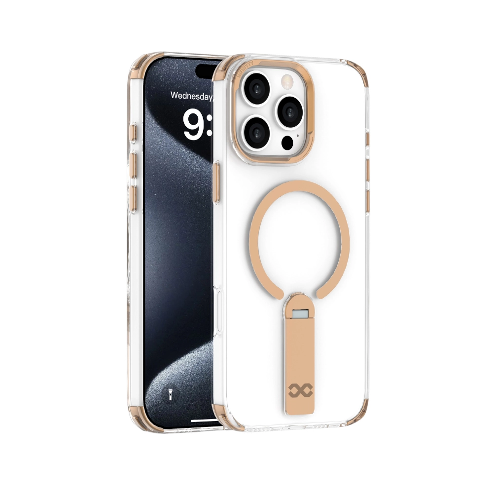 INFINYTY Aurum Transparent Case for iPhone 16 Pro