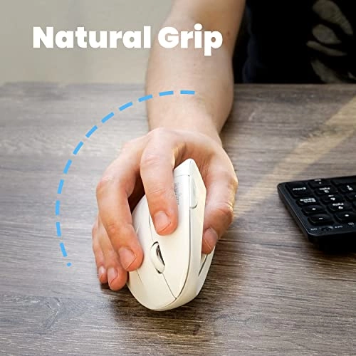 PERIMICE-713W Ergonomic Vertical Mouse - Wireless