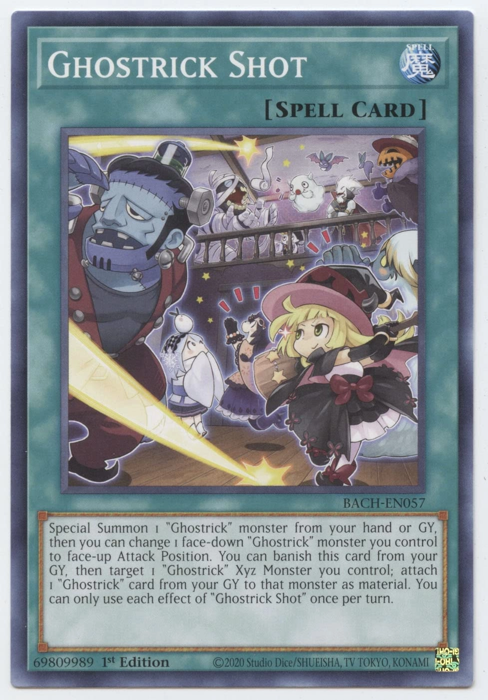 Yu-Gi-Oh! Ghostrick Shot BACH-EN057 - 1st Edition