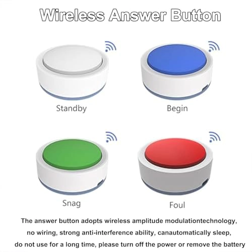 Wireless Quiz Game Buzzer - 8 piece(s)