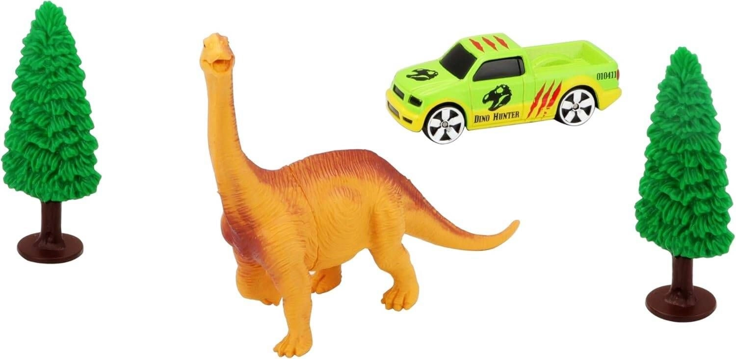 Vehicle With Dino - 3 Inch 1 Pc