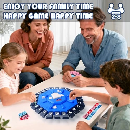 Word Game - 35 Letter Cards Blue