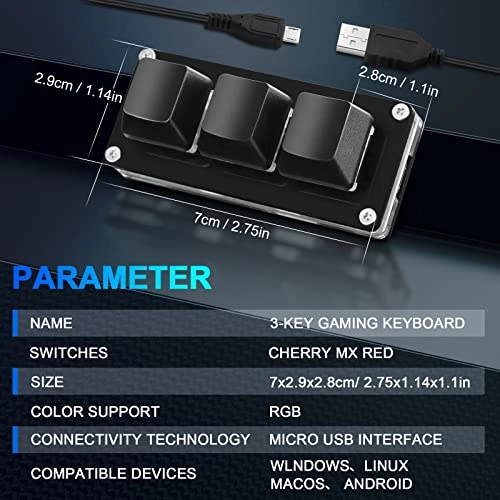 3-Key Gaming keypad - USB