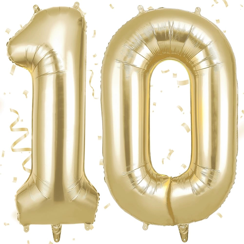 Number 10 - 1.0 count Anniversary, Baby Shower, Birthday, Wedding