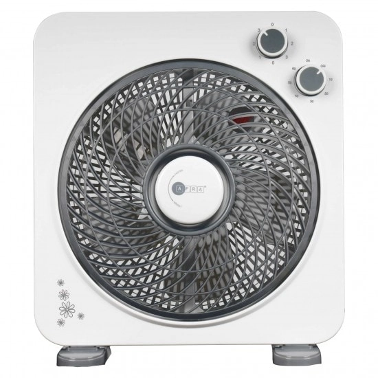 Electric Box Fan - 45W 3 Speeds 1 Hrs. timer
