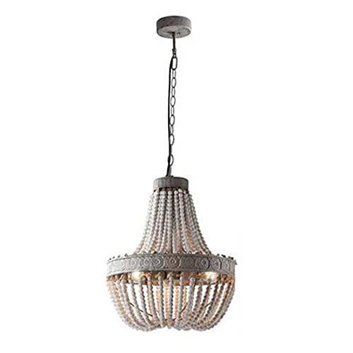 Duplex Wooden Baroque Chandelier