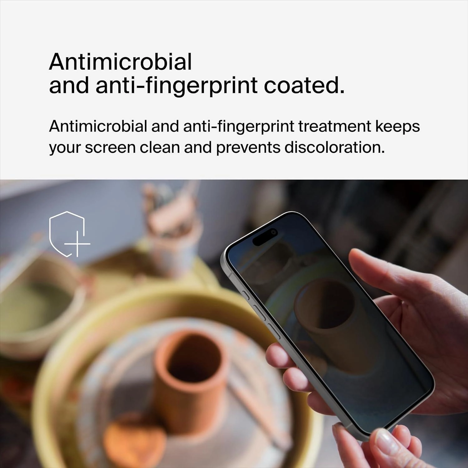 Privacy Tempered Glass Screen Protector for iPhone 15 Pro